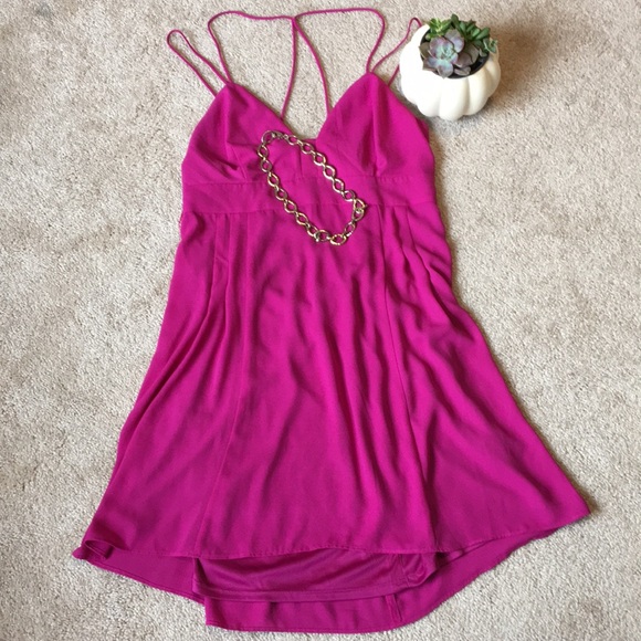EUC Express Fuchsia Dress - Picture 3 of 8